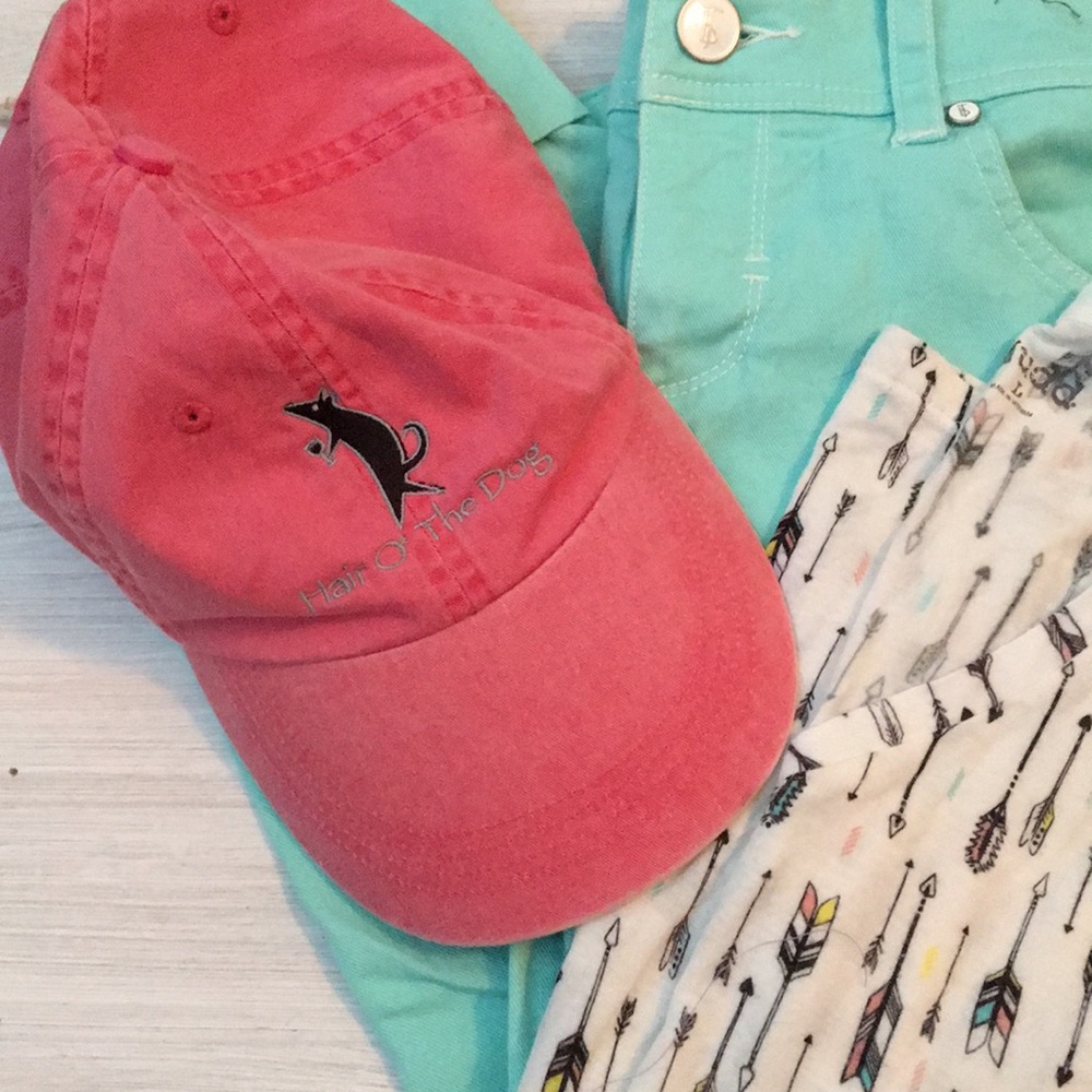 Pink hair of the dog hat
